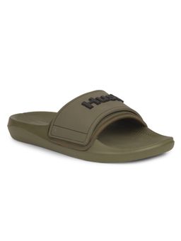 Hush Puppies - Men Olive Synthetic Sliders