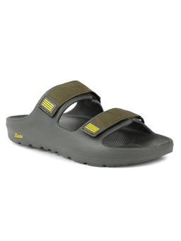 Bata - Men Olive Synthetic Sliders