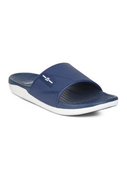 Bata - Men Navy Blue Plastic Sliders