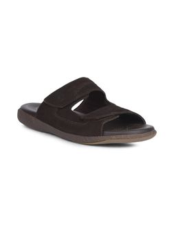 Hush Puppies - Men Brown Leather Sandals