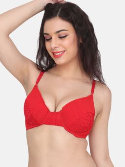 Curwish - Lacy Wonders Pleats Push-Up Bra