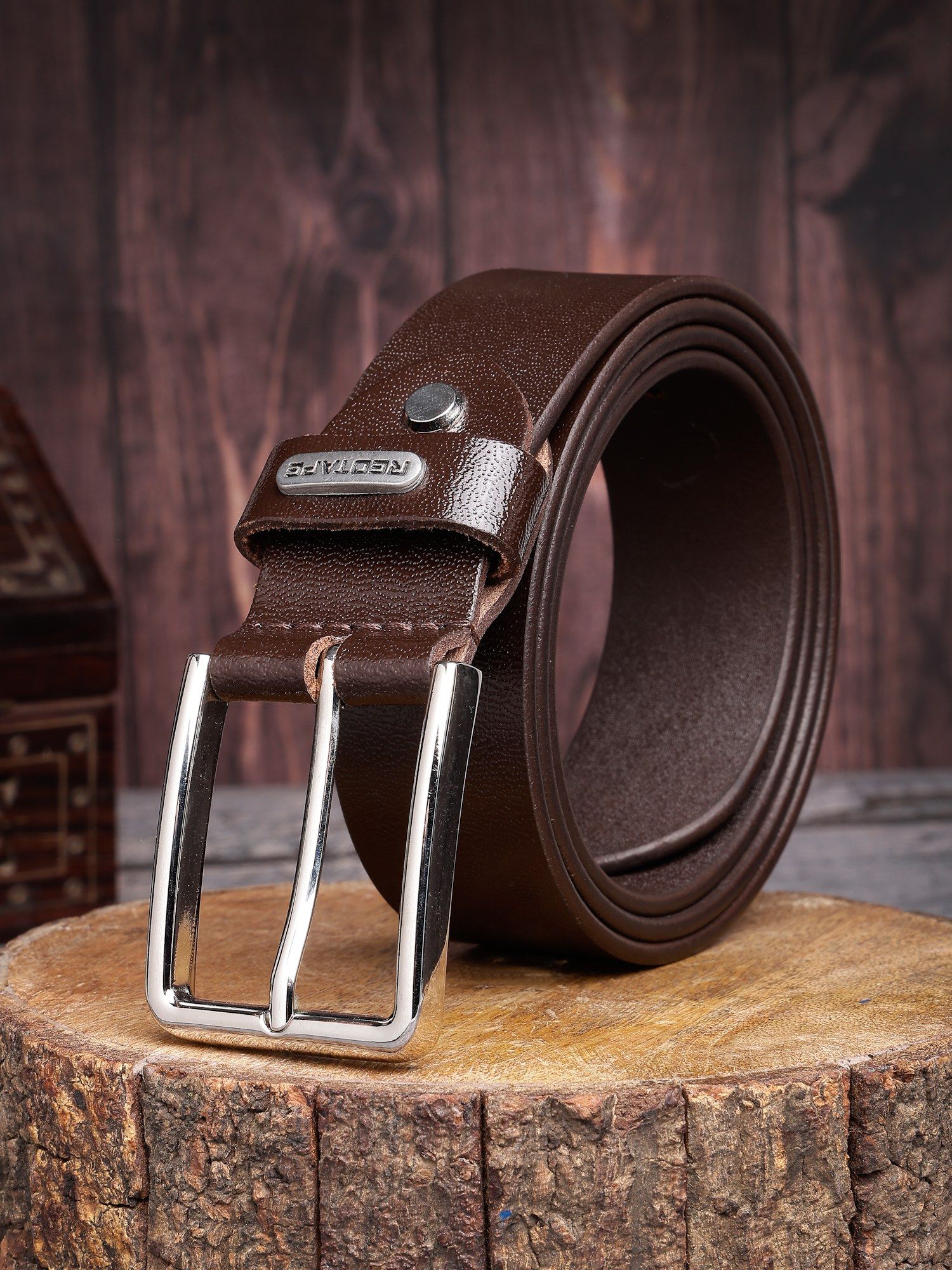 designer brown belt mens