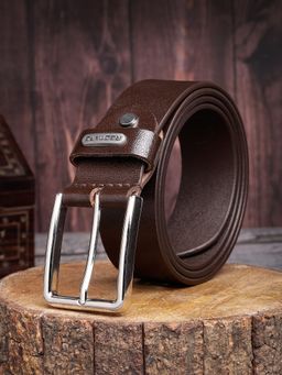 Red Tape - Men Brown Solid Formal Leather Belt