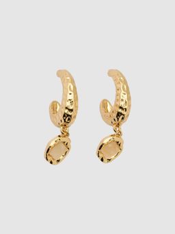 Forever New - Signature Ava Organic Hoop Drop Earring