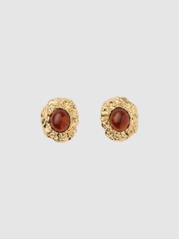 Forever New - Signature Rebecca Molten Stone Stud Earring