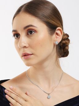 OOMPH - Silver Cubic Zirconia Jewellery Set