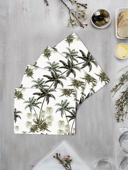 Space of Joy - Vintage Palms Premium Printed Rectangular MDF Wooden Placemats