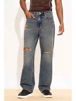 FREAKINS - Tinted Grey Mens Straight Fit Jeans