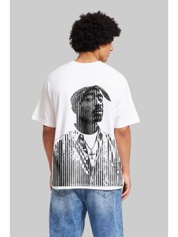 UNDERRATED CLUB - Men White Round Neck Half Sleeves T-Shirt