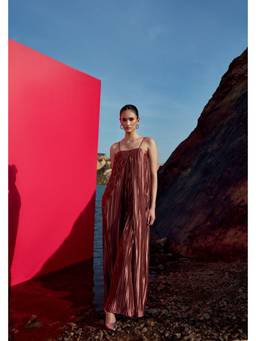 PUNEET KAPOOR LABEL - Rust Marina Jumpsuit