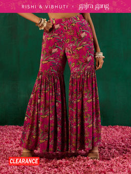 Gajra Gang - Rishi Vibhuti Pink Printed Sharara GGRVBTM01