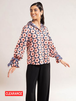 Twenty Dresses by Nykaa Fashion - Multicolor Printed Collar Neck Shirt
