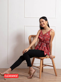 Twenty Dresses by Nykaa Fashion - Brigitte Black Solid Skinny Jeans