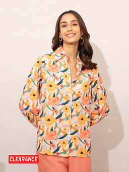 Twenty Dresses by Nykaa Fashion - Multicolor Floral Printed Casual Shirt