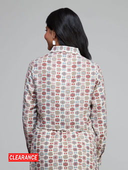 Twenty Dresses by Nykaa Fashion - Multicolor Full Sleeves Floral Print Shirt