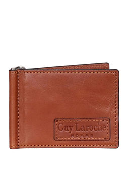 Justanned - Money Clip Tan Bifold Leather Wallet