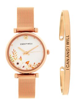 Joker and Witch - Joker & Witch Grace Link Watch with Bracelet Stack - JWBS1076 (M)