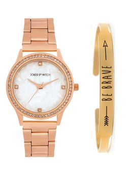 Joker and Witch - Joker & Witch Dazzle Tide Watch with Bracelet Stack - JWBS1086 (M)