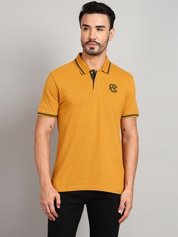 Royal Enfield - Chest Embroidery Polo Mustard T-Shirt