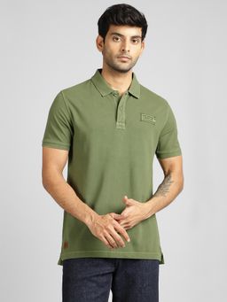 Royal Enfield - The Legend Rides On Polo T-Shirt Green