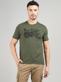 Royal Enfield - Bullet-350 Olive T-Shirt