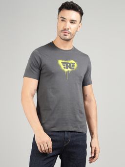 Royal Enfield - Re Stencil Spray T-Shirt Black