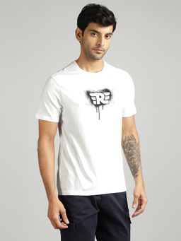 Royal Enfield - Stencil Spray White T-Shirt
