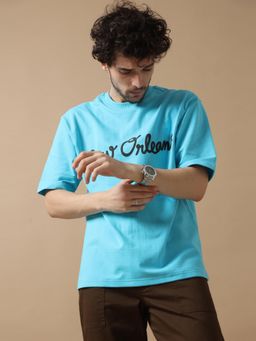 VUDU - New Orleans Blue Oversized T-Shirt