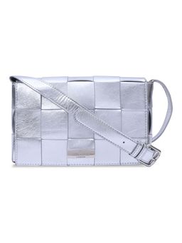 Hamster London - Women Stellina Silver Crossbody Bag (M)