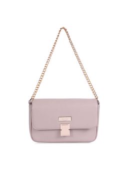 Hamster London - Women Glow Up Beige Crossbody Bag with Detachable Strap (M)