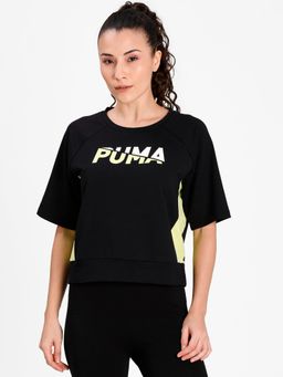 Puma - Modern Sports Drycell Relaxed Fit Womens Black Sweat Shirt