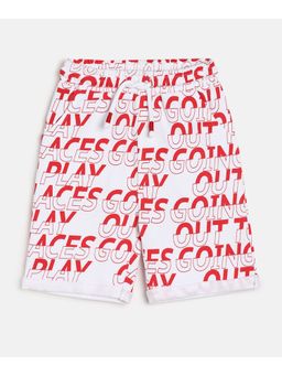 MINI KLUB - Kids Boys White/red Shorts