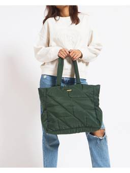 Chumbak - Quilted Puffer Shoulder Bag - Olive