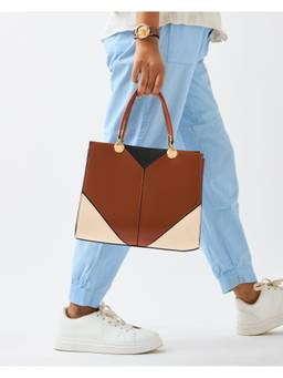 Chumbak - Sandstone Handbag with Detachable Strap