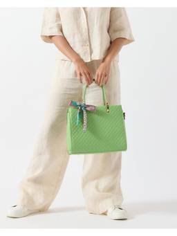 Chumbak - Sage Quilted Handbag with Detachable Strap