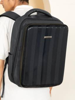 Teakwood - Leathers Black Unisex 35L Laptop Backpack