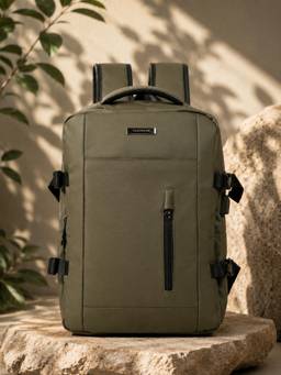 Teakwood - Leather Smart Travel Laptop Backpack
