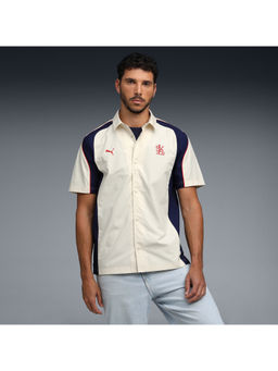 Puma - Men White RCB 2026 Relaxed Fit Shirt