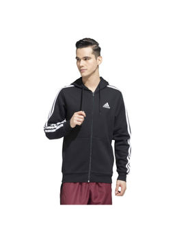 adidas - Men Black Full Zip Hoodie