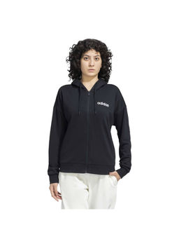 adidas - Women Black Full Zip Hoodie