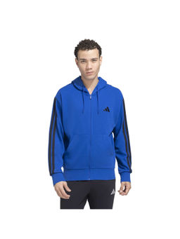 adidas - Men Blue Full Zip Hoodie