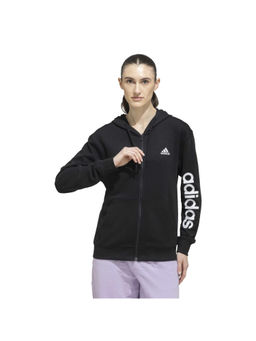 adidas - Women Black Full Zip Hoodie