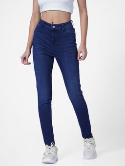 ONLY - Women Blue Solid Casual Jeans