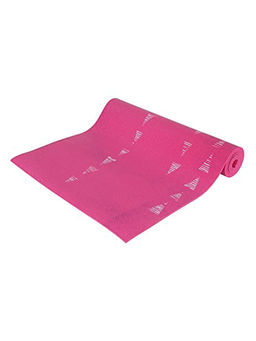 Vector X - 6mm PVC Printed Yoga Mat (Pink)