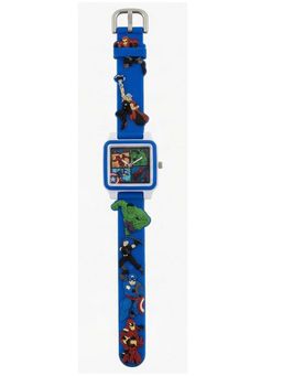 Spiky - Blue Disney Square 2D Printed Strap Analog Watch (3-4 Years)