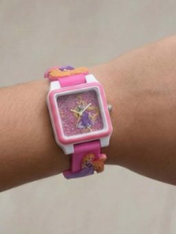 Spiky - Pink Disney Square 2D Printed Strap Analog Watch (3-4 Years)