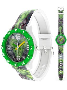Spiky - Green Disney Hulk Analog Watch (3-4 Years)