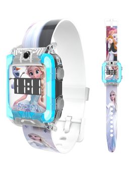 Spiky - Blue Disney Square Printed Strap & Dial Digital Watch (3-4 Years)