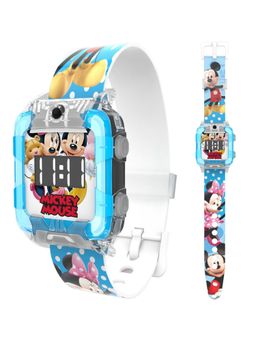 Spiky - Blue Disney Square Printed Strap & Dial Digital Watch (3-4 Years)