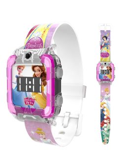 Spiky - Pink Disney Square Printed Strap & Dial Digital Watch (3-4 Years)